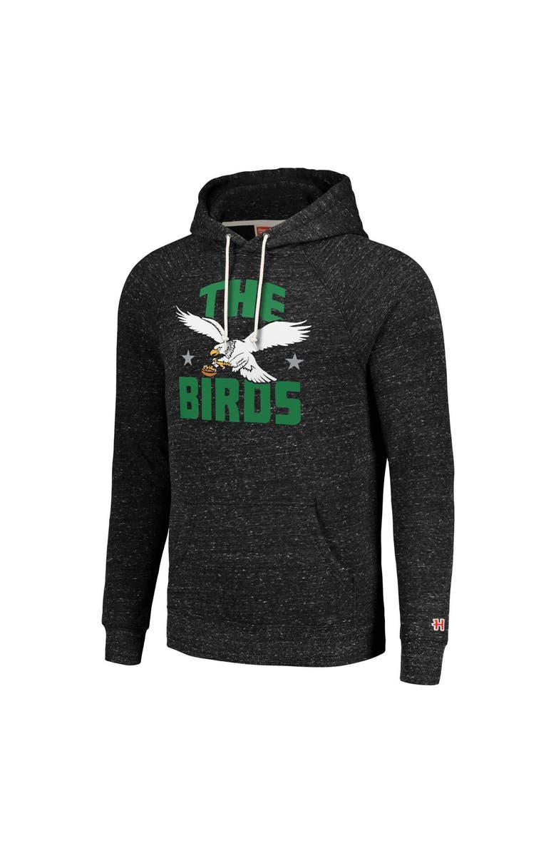 Homage Unisex Homage Charcoal Philadelphia Eagles Hyperlocal Raglan Pullover Hoodie, Alternate, color, Charcoal