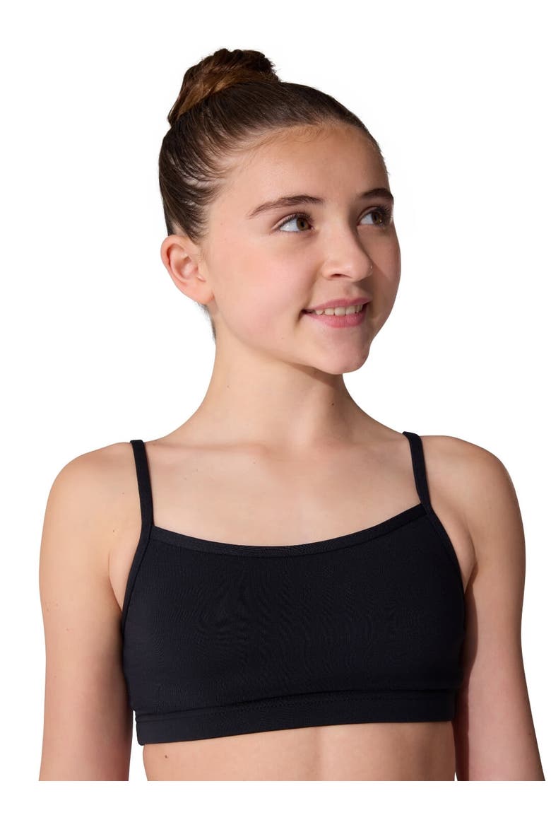Team Basics Camisole Bra Top, Main, color, Black