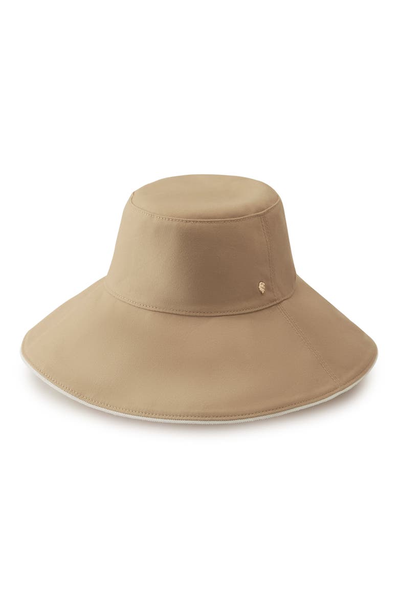 Isador Canvas Wide Brim Bucket Hat, Main, color, CAMEL