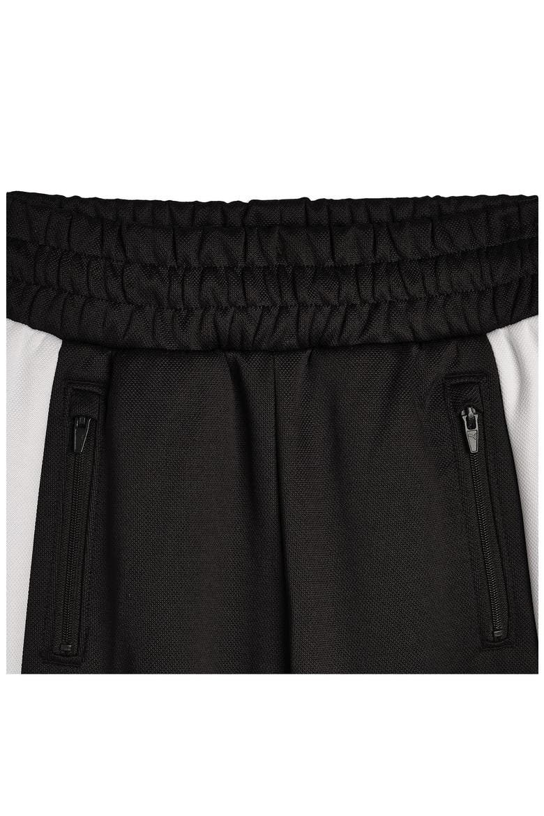 Kids' T7 Foundations Straight Leg Piqué Track Pants, Alternate, color, BLACK