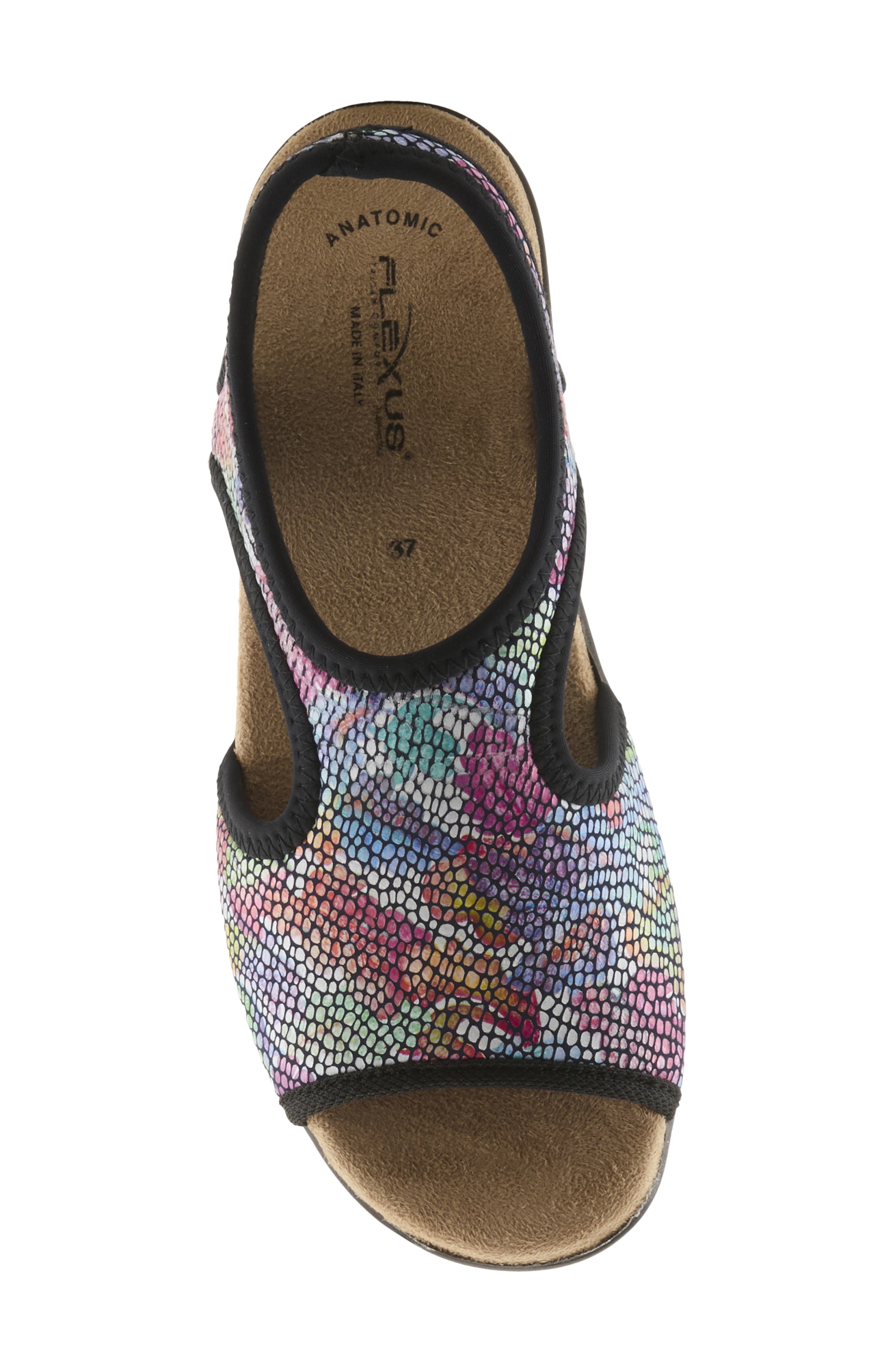 Nyaman Slingback Sandal, Alternate, color, BLACK MULTI