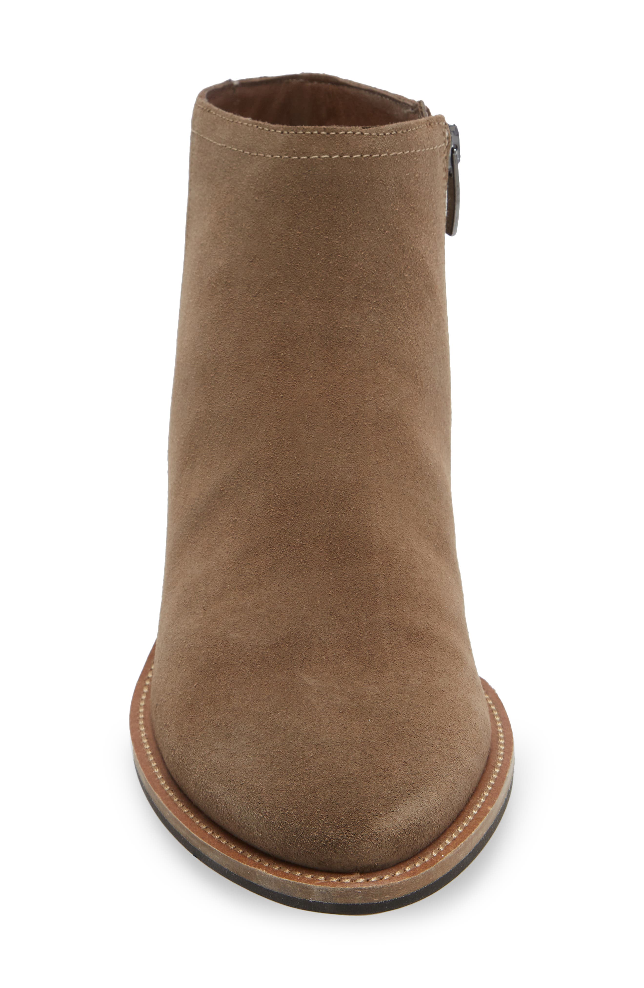 Shape 35 Water Repellent Bootie, Alternate, color, BIRCH SUEDE