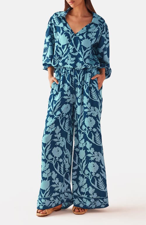 Omika Avery Blouse In Blue
