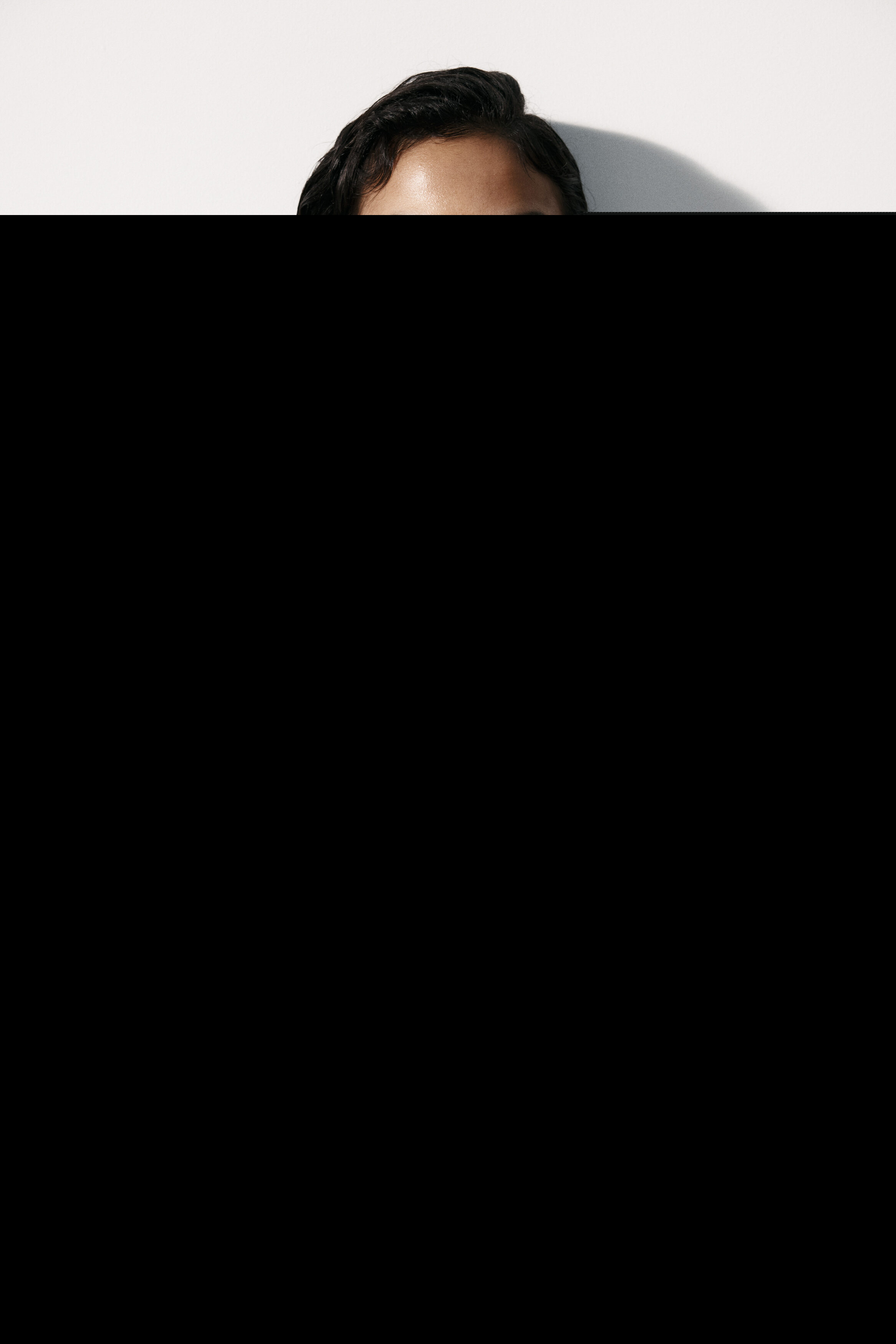 H&M Triangle Bikini Top, Alternate, color, Black