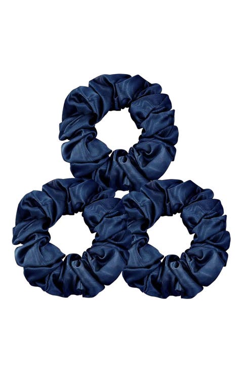Pure Silk 3-Pack Large Scrunchies