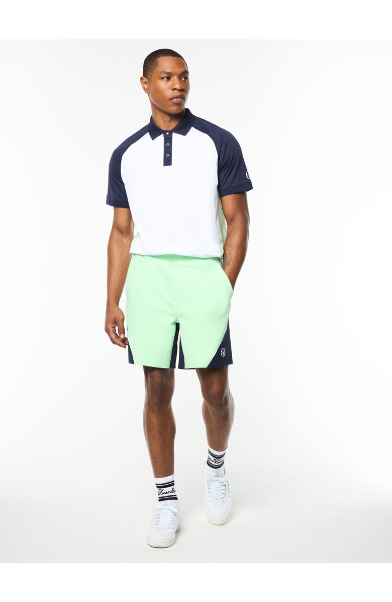 Sergio Tacchini Pagia Court Short, Alternate, color, Green Ash