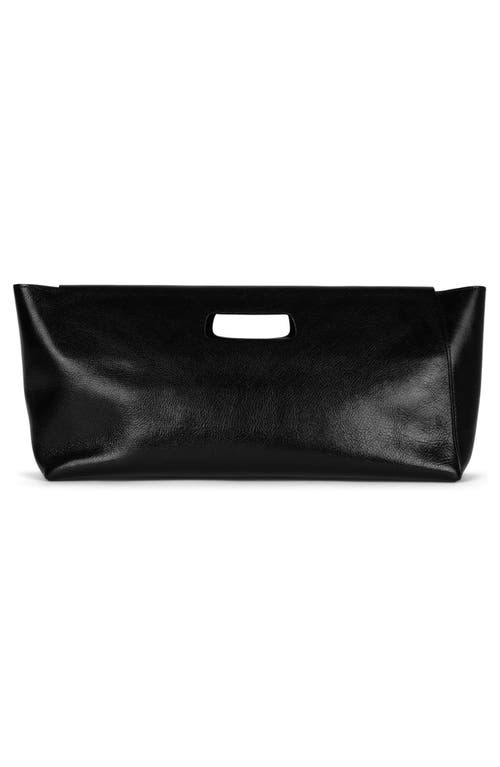 Jeffrey Campbell Toolbox Leather Clutch In Black