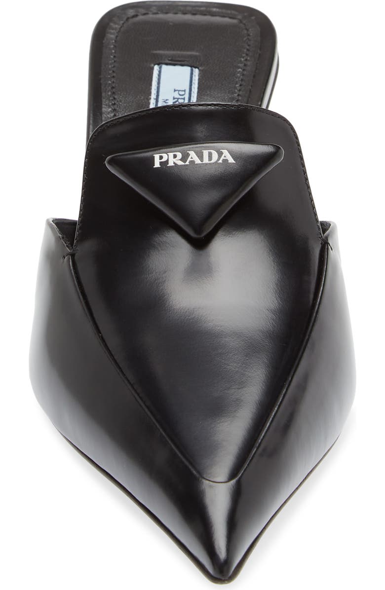 Prada Mocassini Pointed Toe Mule, Alternate, color,