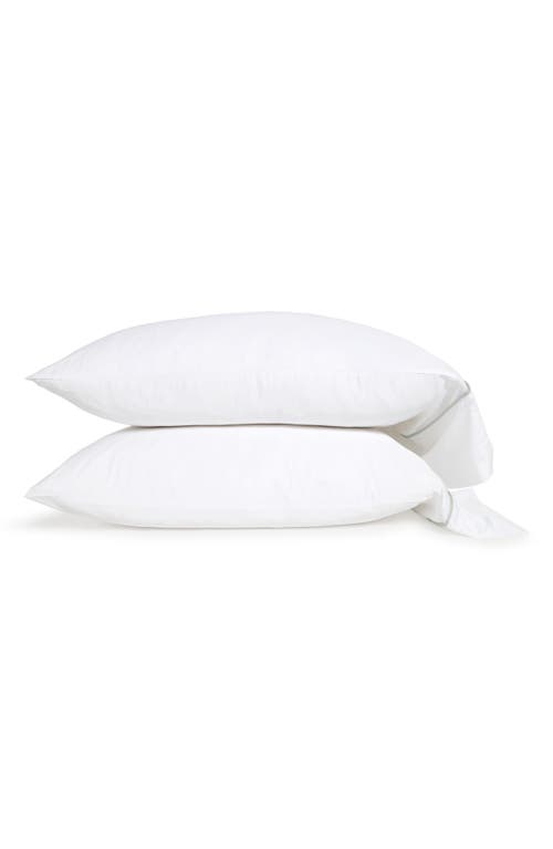 Pom Pom At Home Sheena Set Of 2 Sateen Pillowcases In Sea Glass
