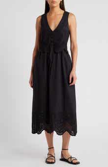 Cleobella Julie Organic Cotton Poplin Midi Dress