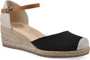 White Mountain Footwear Maintain Espadrille Wedge Sandal