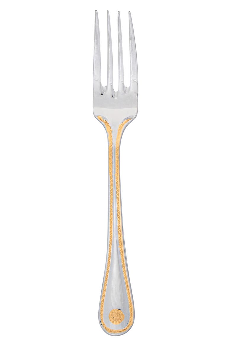 Berry and Thread Gold Accent 5-Piece Place Setting, Alternate, color, POLISHED SILVER/ GOLD