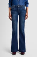 7 For All Mankind Dojo Tailorless Mid Rise Flare Jeans