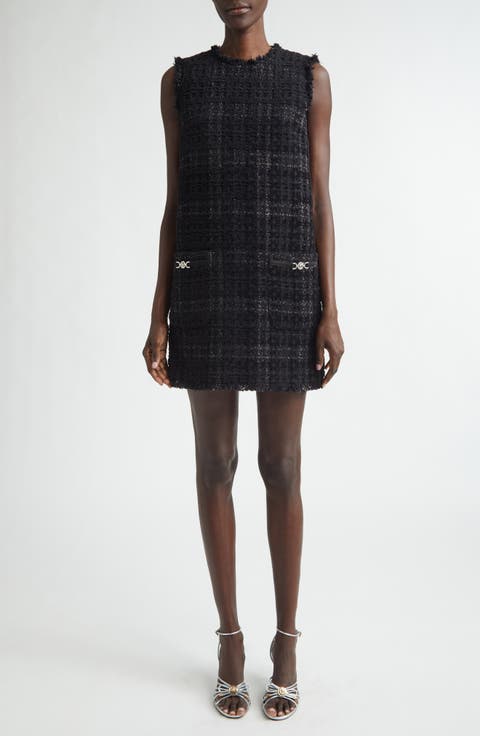 Medusa '95 Metallic Tweed Minidress