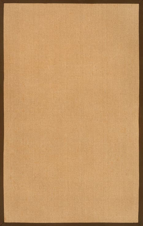 Camden Farmhouse Cottage Border Jute Area Rug