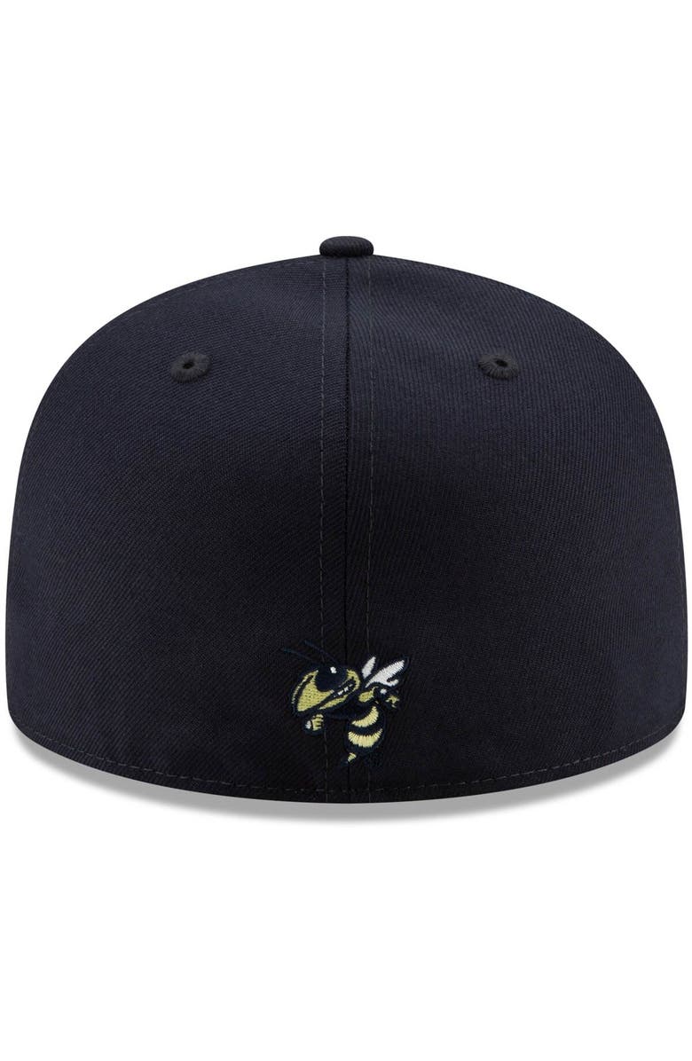 New Era Men's New Era Navy Georgia Tech Yellow Jackets Primary Team Logo Basic 59FIFTY Fitted Hat, Alternate, color, Navy