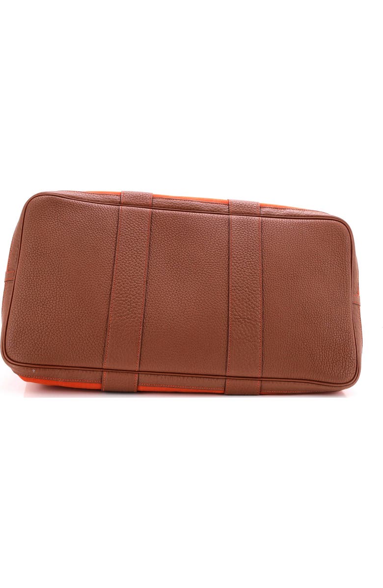 Pre-Owned Hermes Garden Party Tote Toile and Leather 49, Alternate, color, Marron D'inde