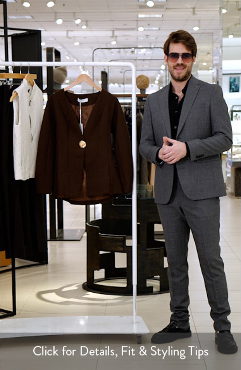 Elke Collarless Jacket, sales video thumbnail