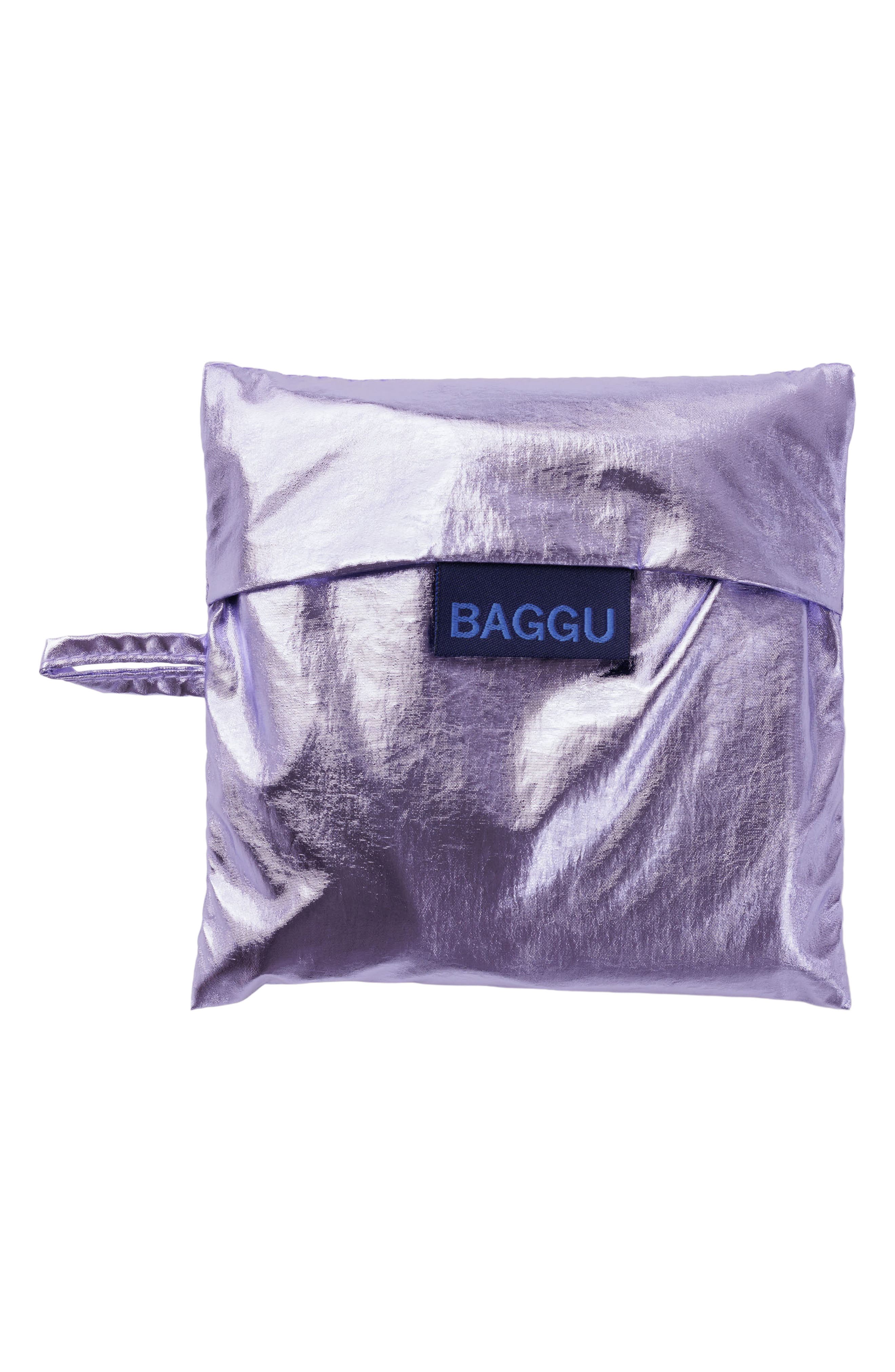 Standard Baggu Reusable Bag, Alternate, color, LAVENDER METALLIC