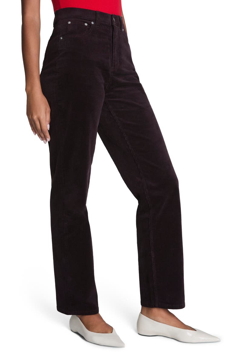 '90s Straight Leg Corduroy Pants, Alternate, color, TRUFFLE BROWN