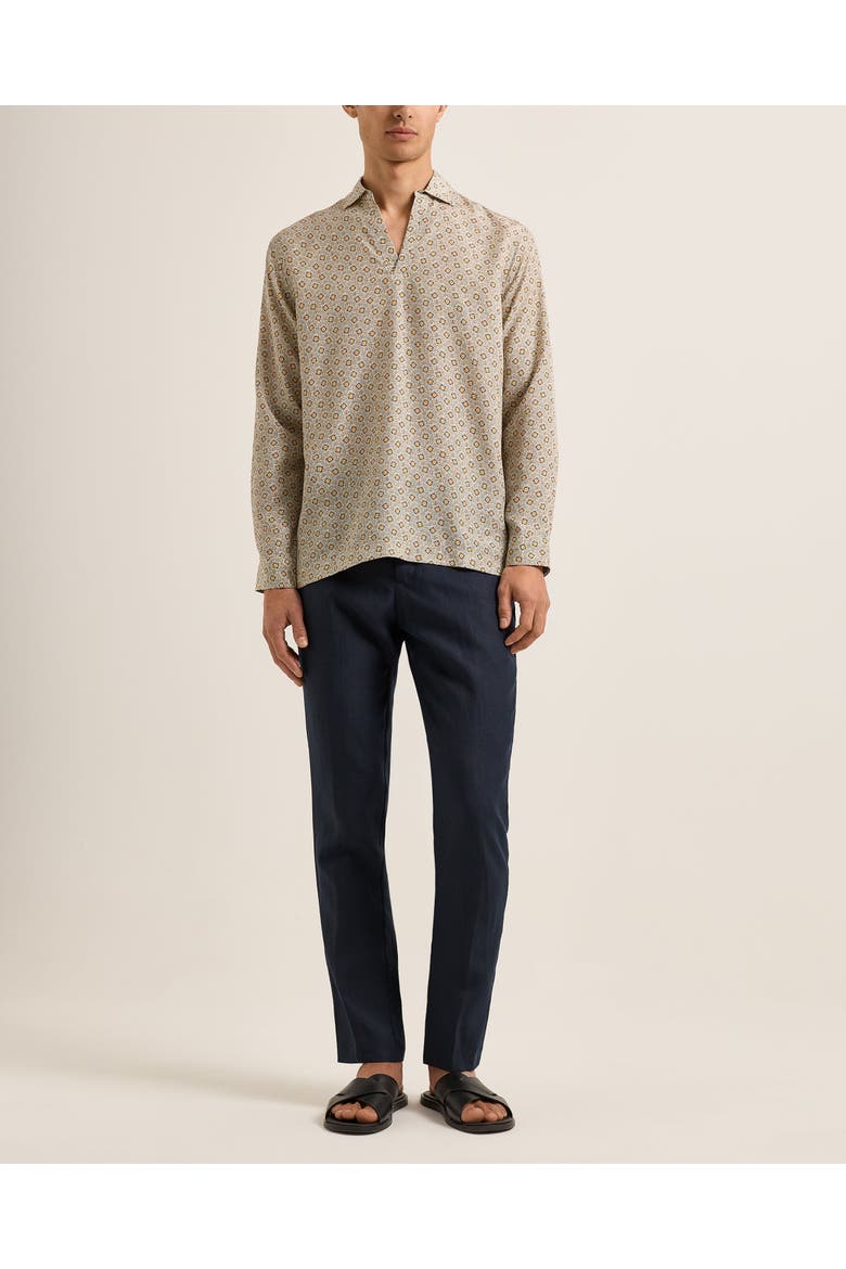Ridley Relaxed-Fit Shirt, Main, color, Biscuit