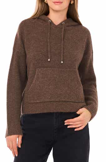Halogen® Waffle Stitch Hooded Sweater