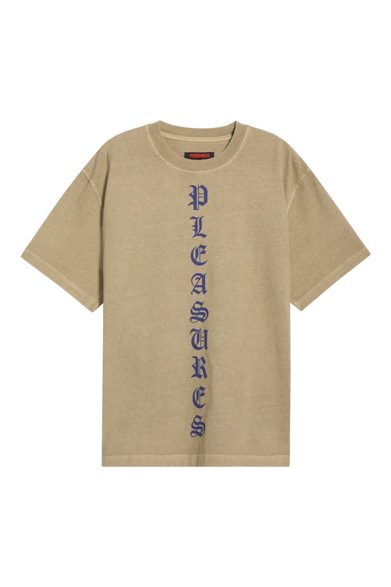 Knight Overdye Graphic Logo T-Shirt, Alternate, color, TAN