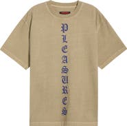 PLEASURES Knight Overdye Graphic Logo T-Shirt