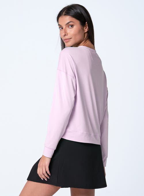 Lucky In Love Hype Long Sleeve Top In Neutral