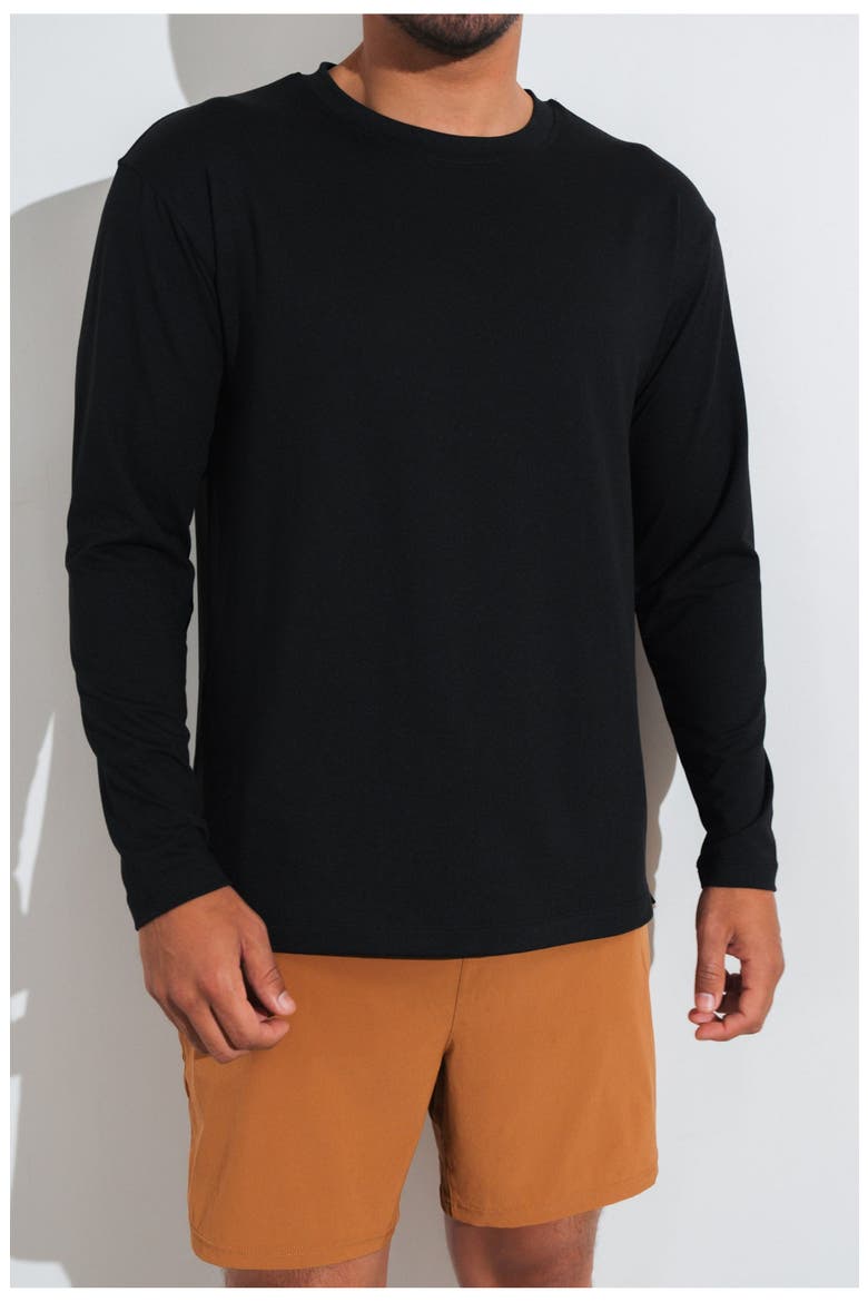 Motive Long Sleeve Tee, Main, color, Midnight