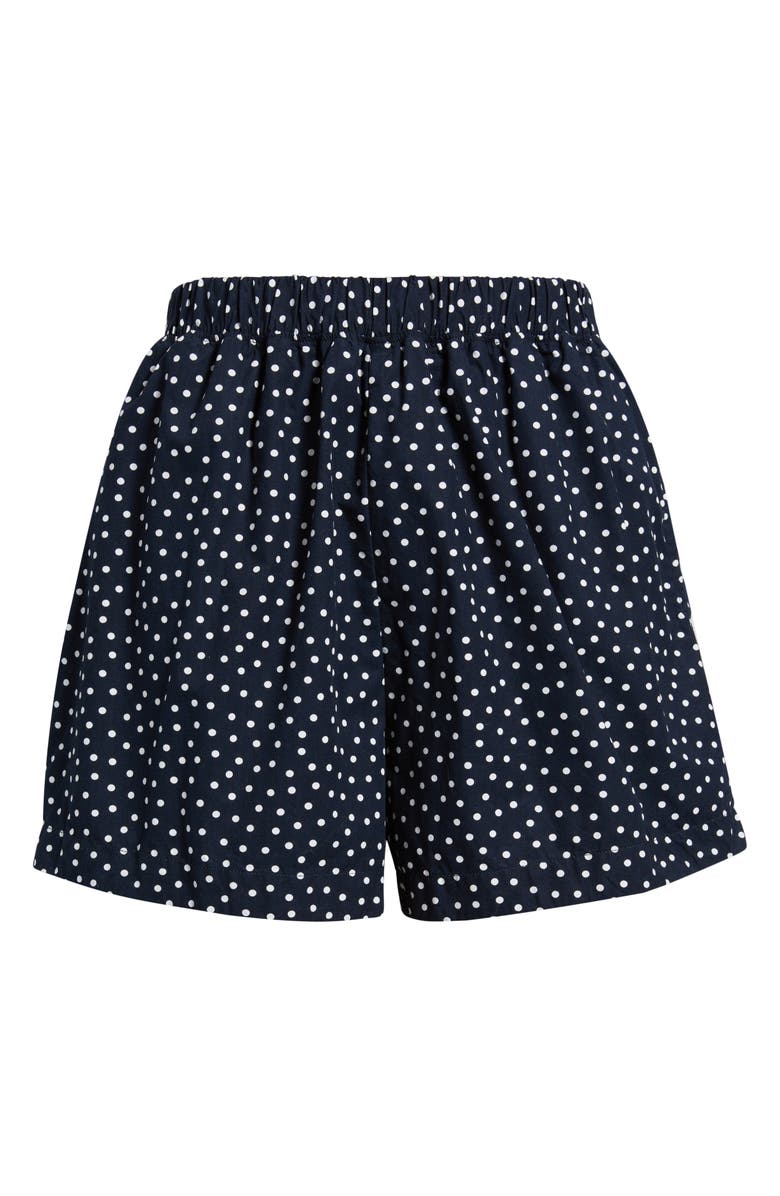 Nation LTD Flynn Polka Dot Pima Cotton Poplin Shorts, Alternate, color, 