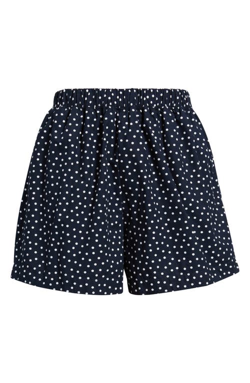 NATION LTD NATION LTD FLYNN POLKA DOT PIMA COTTON POPLIN SHORTS
