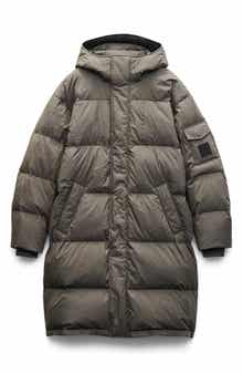 Victor Down & Feather Fill Cotton Blend Coat