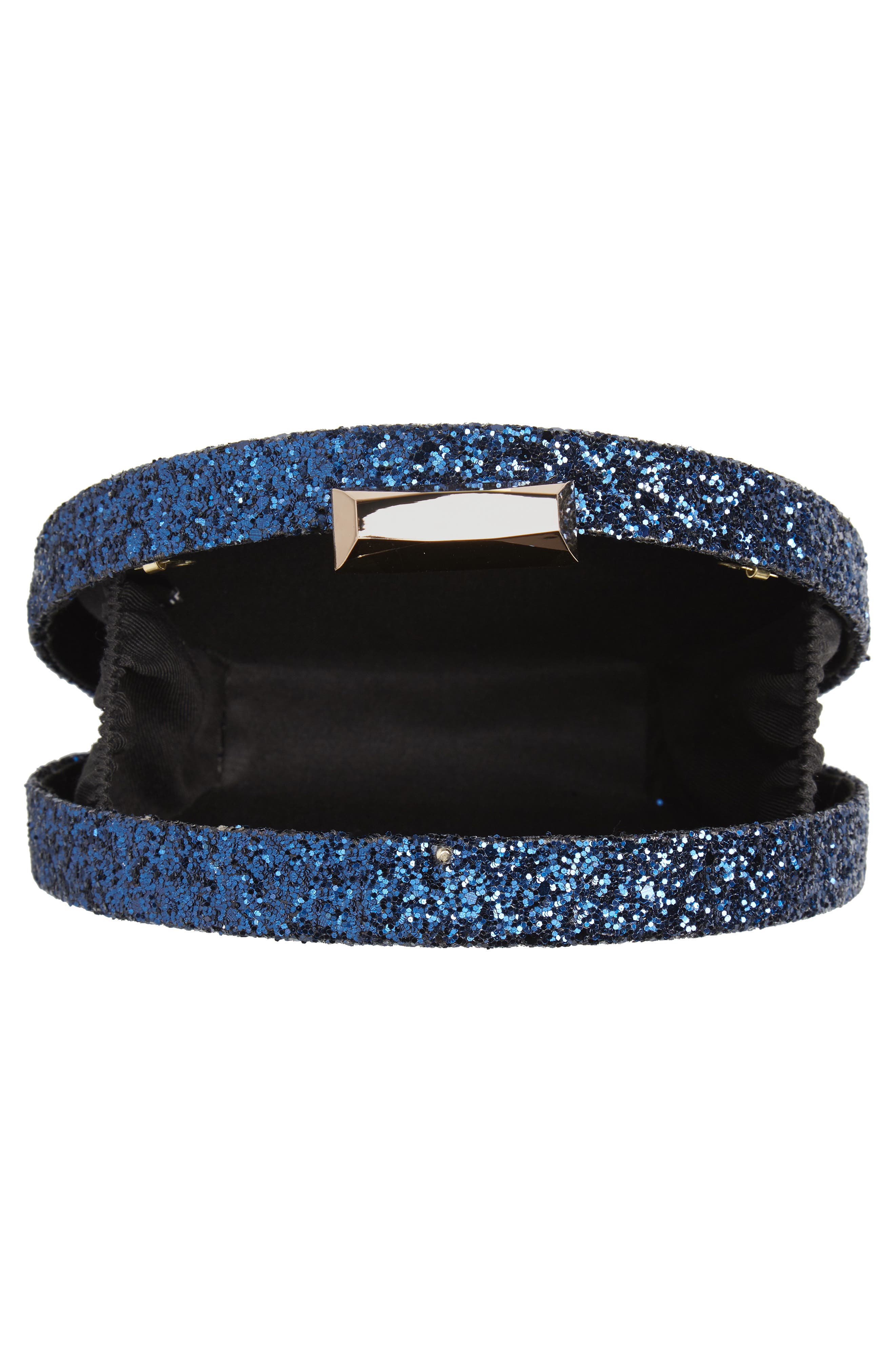 Tasha Glitter Clutch, Alternate, color, BLUE