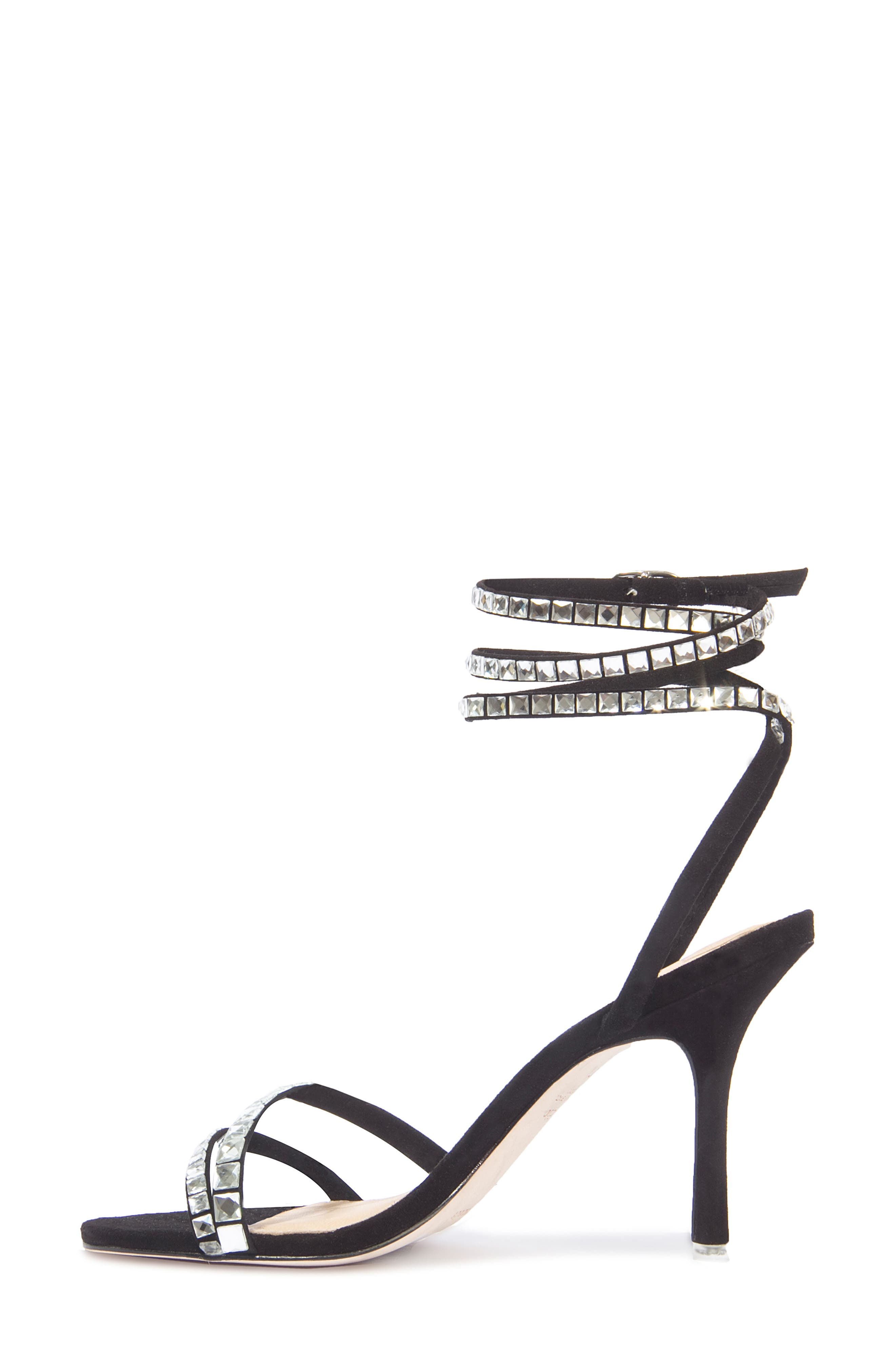 BLACK SUEDE STUDIO Ginger Strappy Sandal, Alternate, color, 