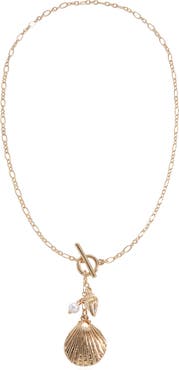 Ettika Seaside Toggle Charm Necklace