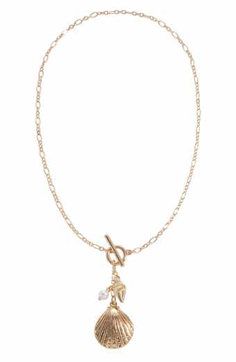Seaside Toggle Charm Necklace