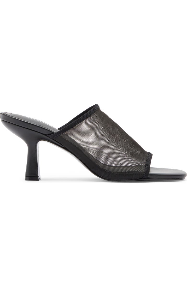 Steve Madden Gleam Mesh Sandal, Alternate, color, Black