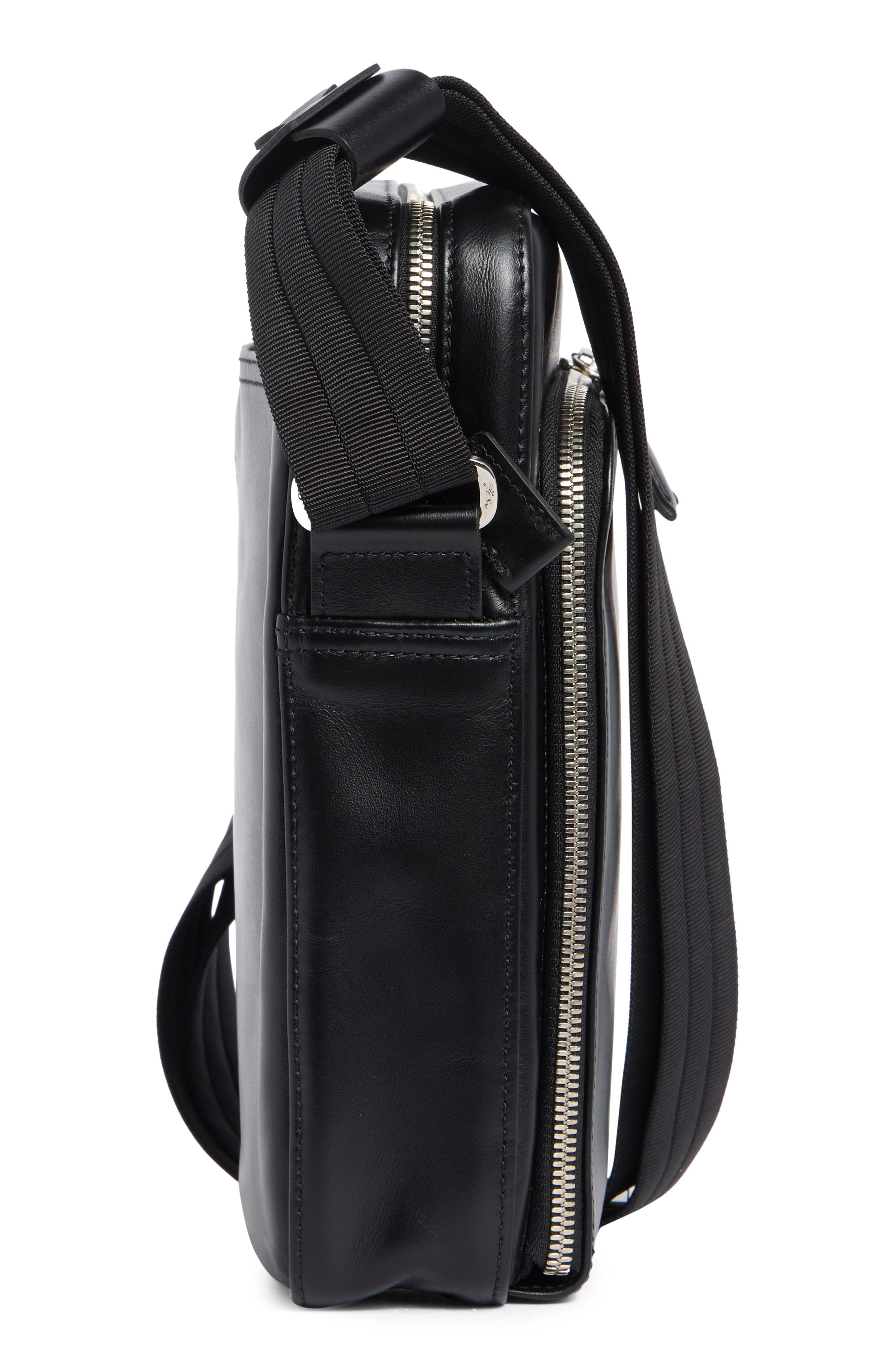 Longchamp Baxi Medium Crossbody Bag, Alternate, color, Black