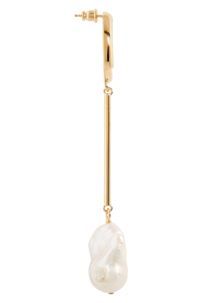Darcey Freshwater Pearl Mismatched Drop Earrings, Alternate, color, PEARL