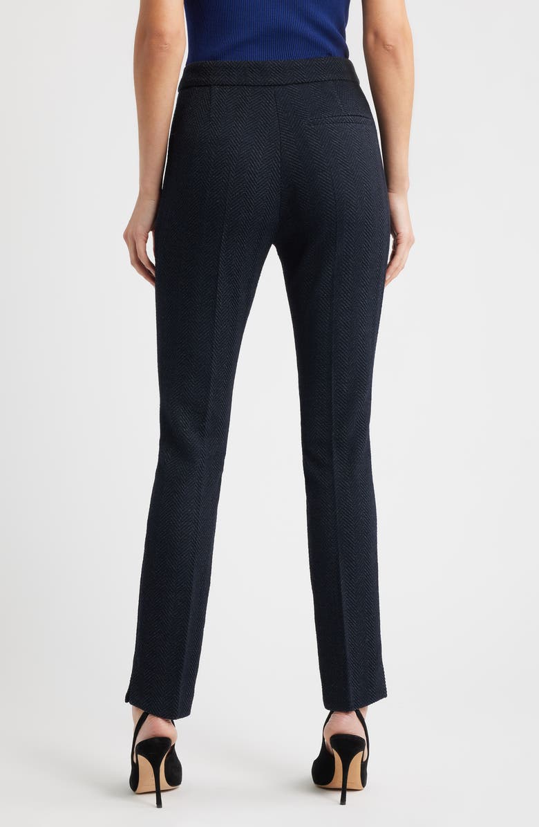 BOSS Tapria Tweed Pants, Alternate, color, Sky Captain Herringbone