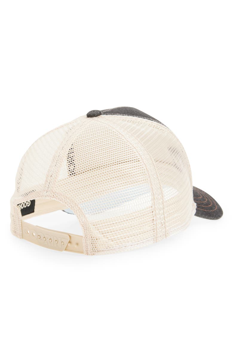 Goorin Bros. G.O.A.T. Patch Trucker Hat, Alternate, color, Dark Denim