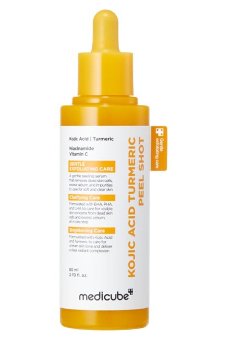 Kojic Acid Turmeric Peel Shot, Main, color, YELLOW