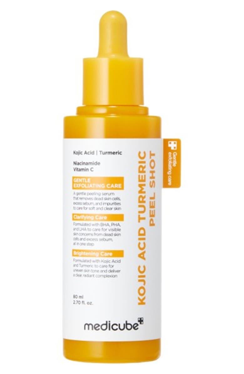 MEDICUBE Kojic Acid Turmeric Peel Shot, Main, color, Yellow