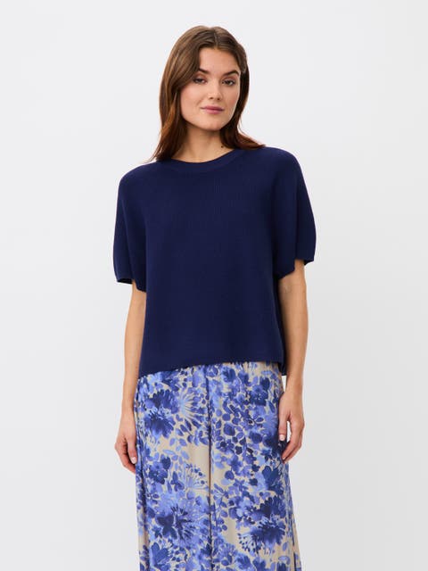 MaFokimia Short Sleeve Knit Blouse