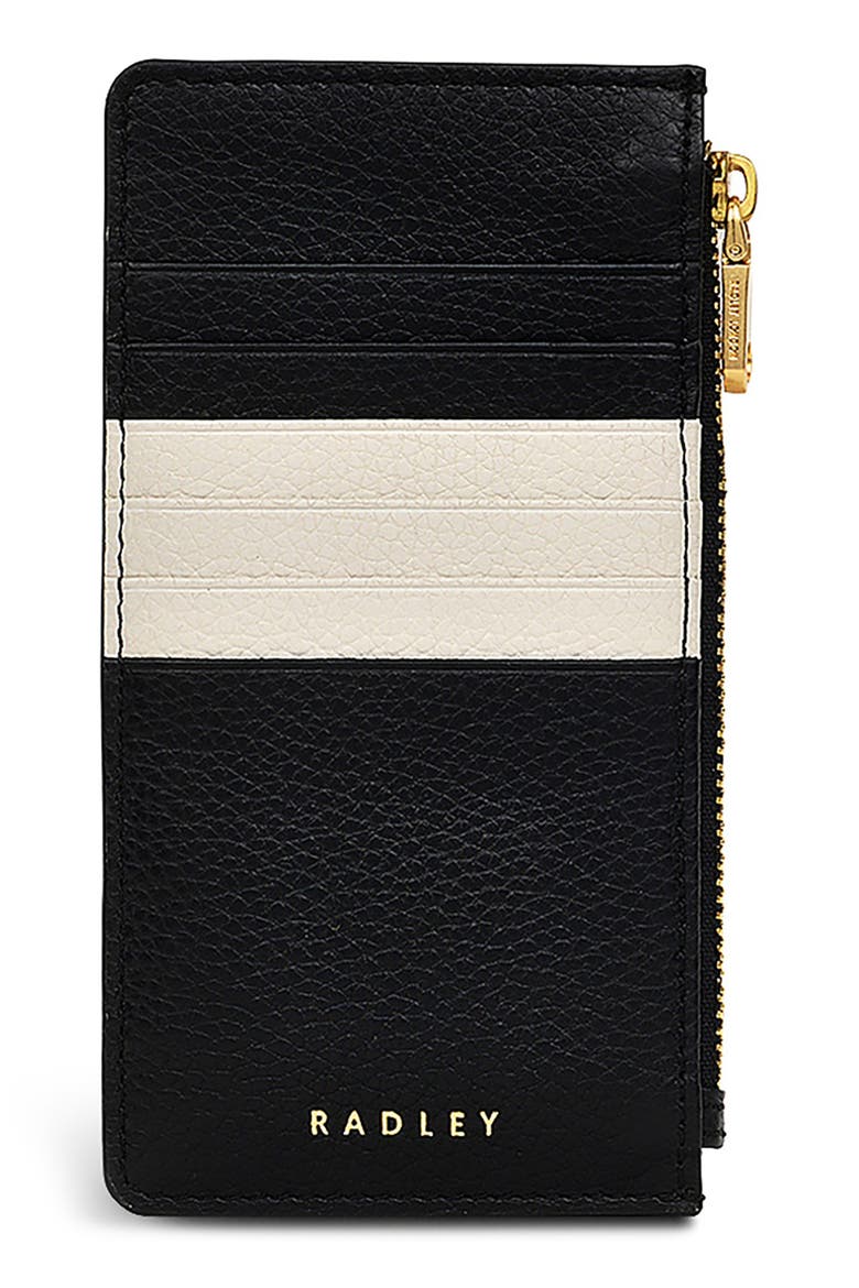 Bishops Lane Leather Zip Wallet, Main, color, BLACK