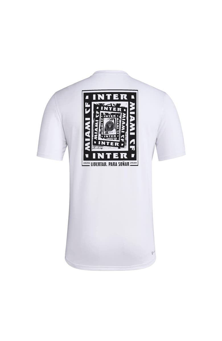 adidas Men's adidas White Inter Miami CF Local Wrap T-Shirt, Alternate, color, White