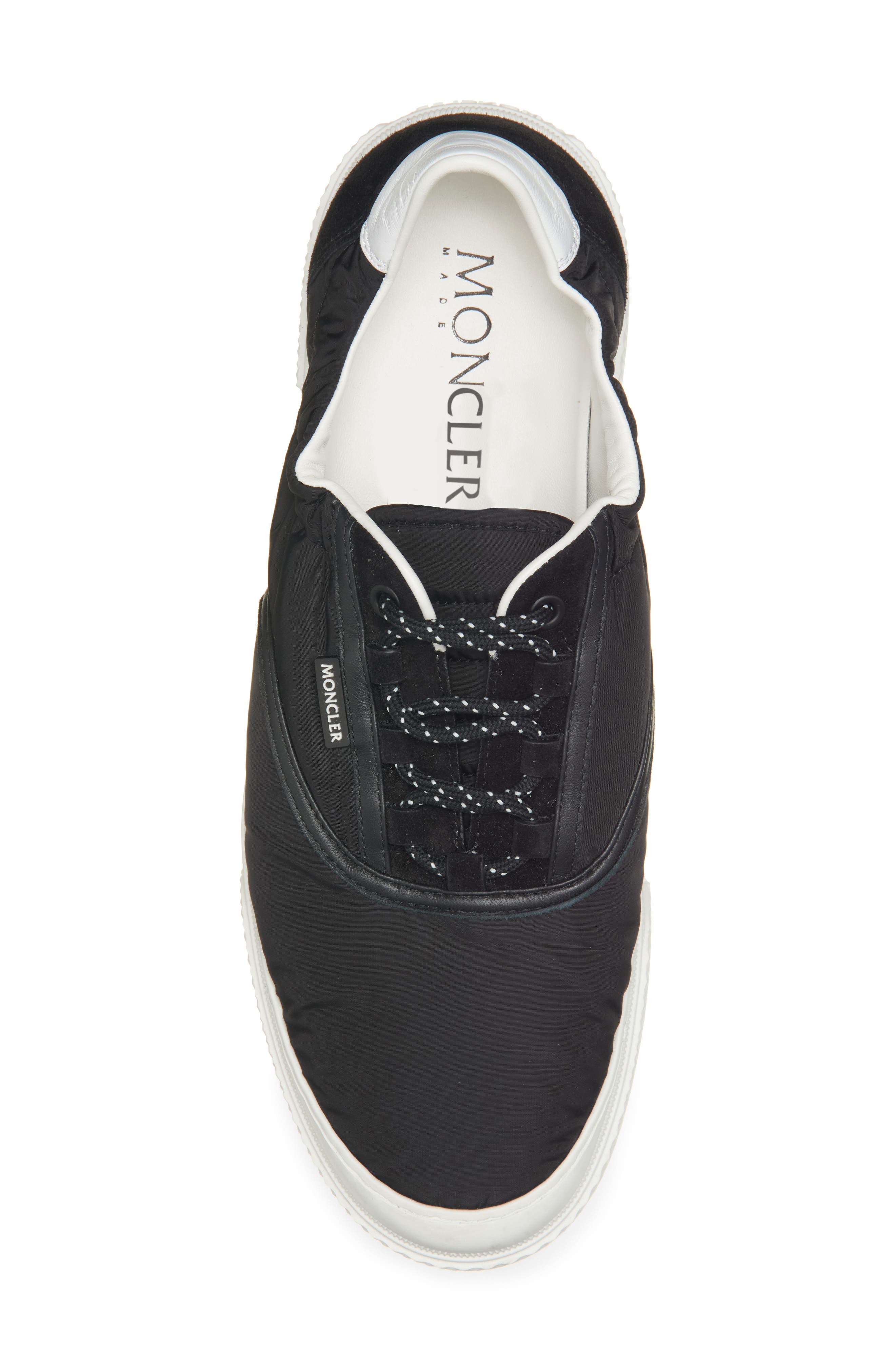 Moncler Vera Leisure Low Top Sneaker, Alternate, color, Black