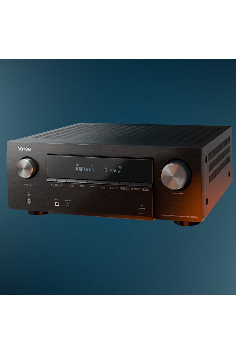 AVR-X2900H 7.2 Channel 8K Home Theater Receiver with Dolby Atmos & HEOS Built-In, Alternate, color, Black