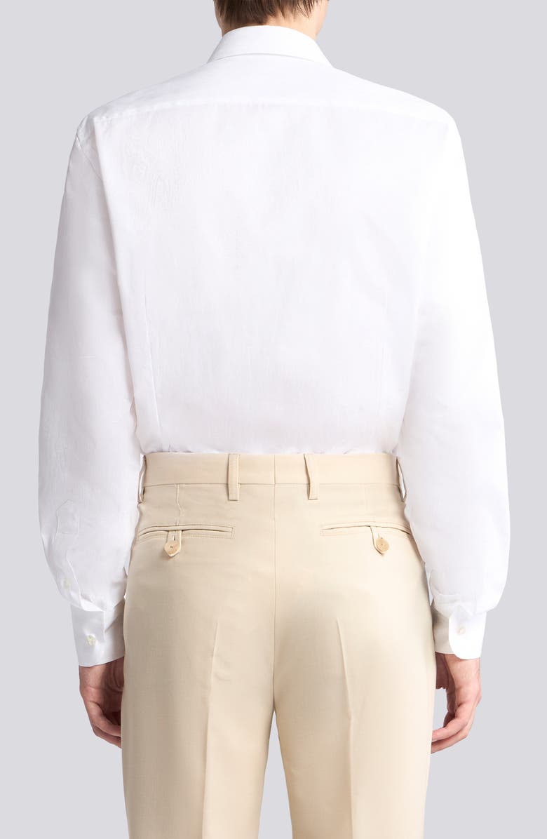 Etro Roma Paisley Cotton Jacquard Dress Shirt, Alternate, color, Bianco Ottico